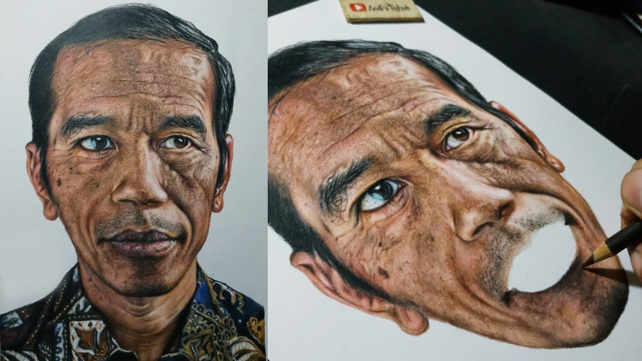 Detail Karikatur Jokowi Pensil Nomer 29