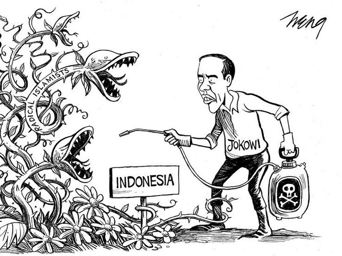 Detail Karikatur Jokowi Presiden Nomer 17