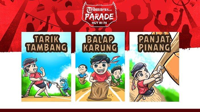 Detail Karikatur Lomba 17 Agustus Nomer 7