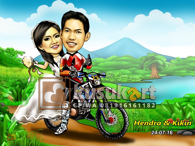 Detail Karikatur Motor Trail Nomer 32