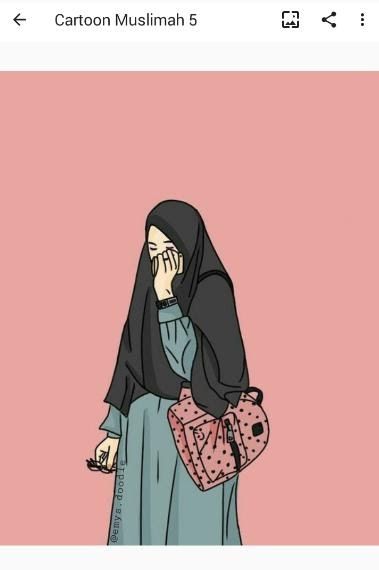 Detail Karikatur Muslimah Berjilbab Nomer 31