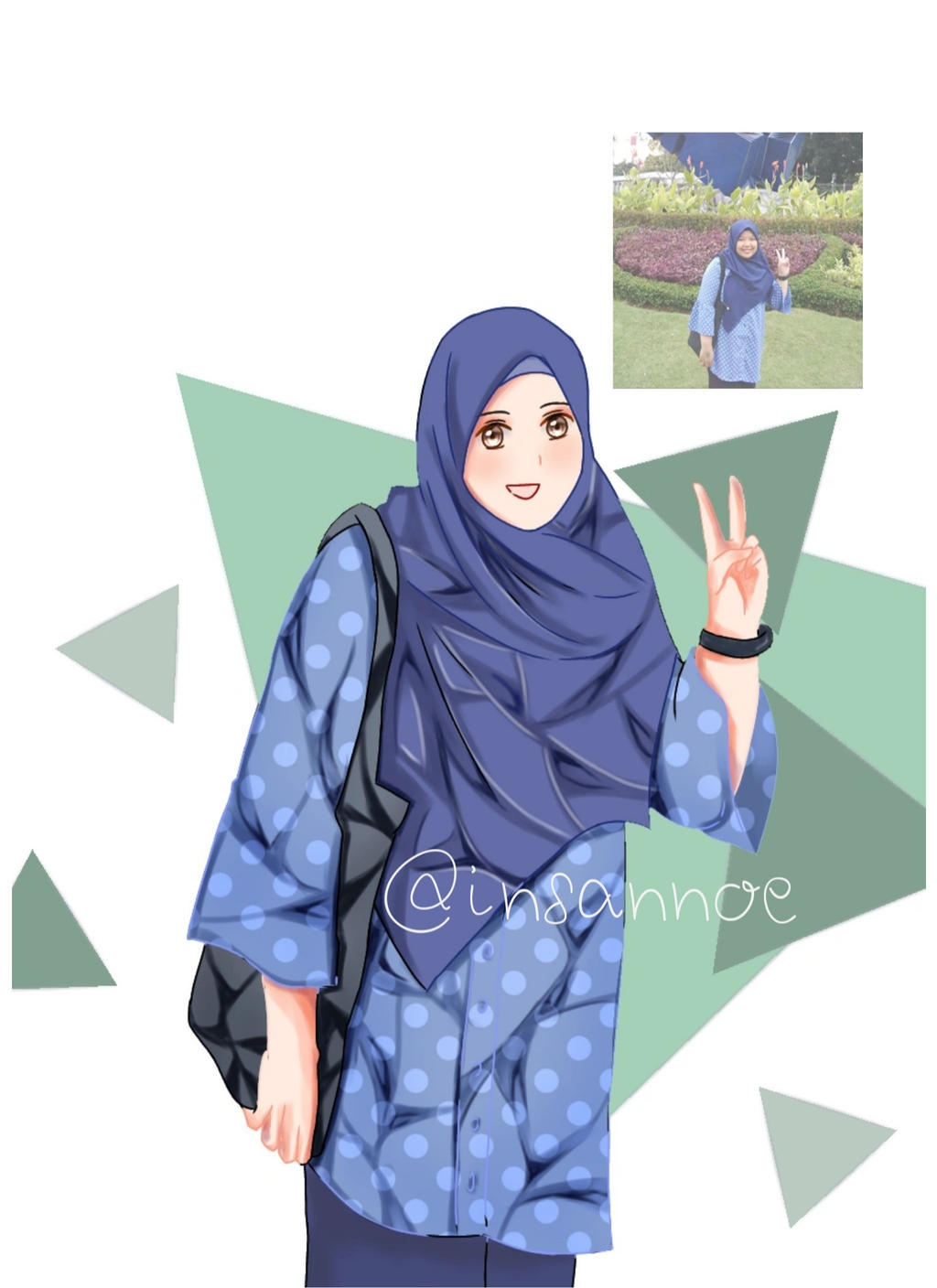 Detail Karikatur Muslimah Cantik Nomer 32