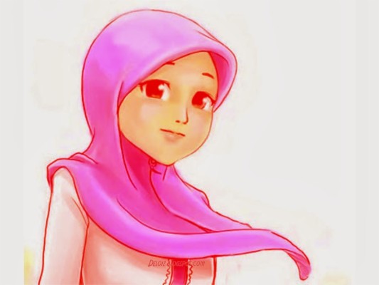 Detail Karikatur Muslimah Cantik Nomer 52