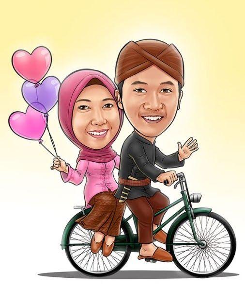 Download Karikatur Naik Sepeda Ontel Nomer 6