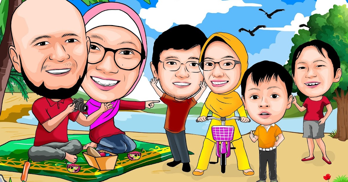 Detail Karikatur Pantai Nomer 14