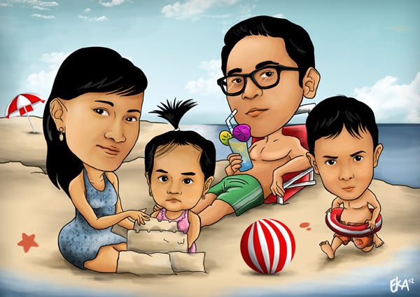 Detail Karikatur Pantai Nomer 24