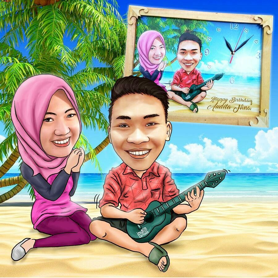 Detail Karikatur Pantai Nomer 29