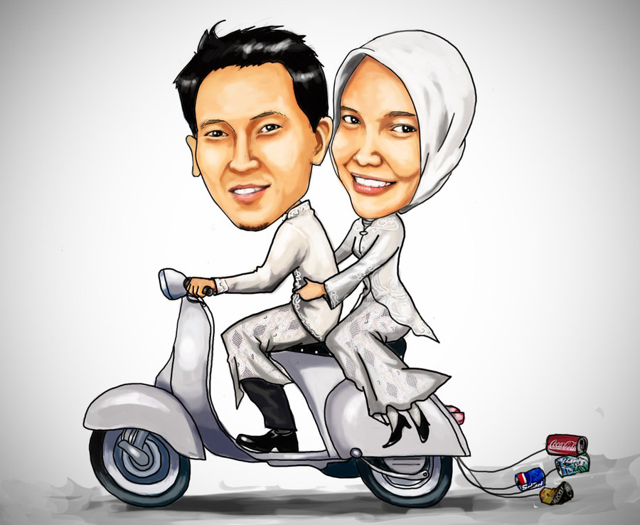 Detail Karikatur Pasangan Romantis Nomer 23