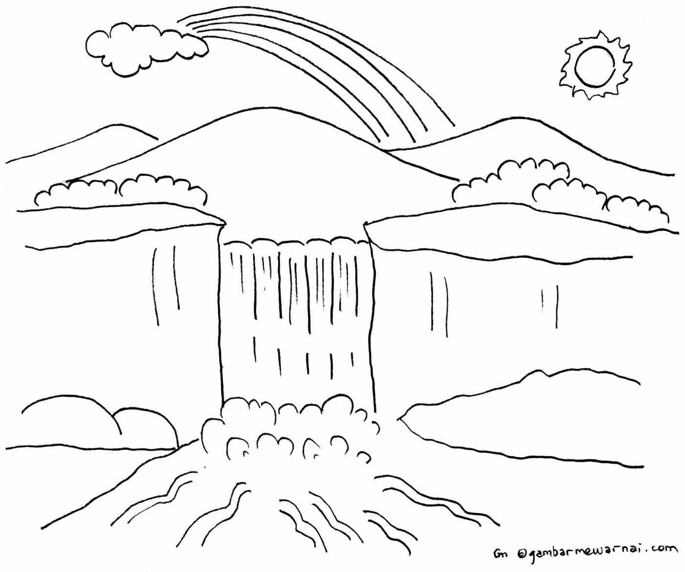 Detail Karikatur Pemandangan Alam Nomer 25