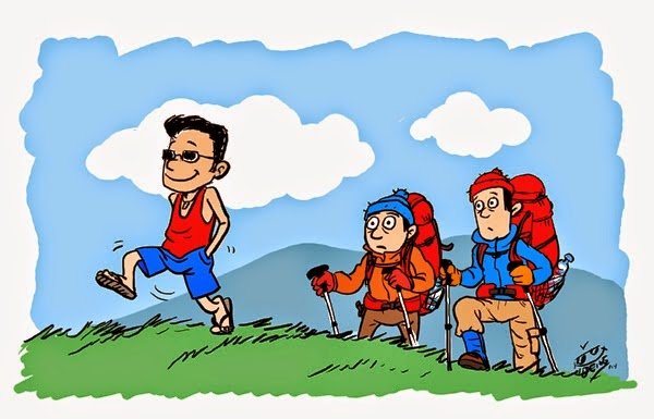 Detail Karikatur Pendaki Gunung Nomer 29