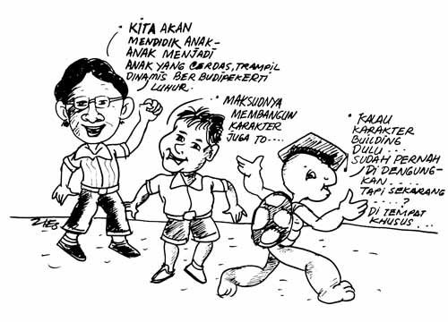 Detail Karikatur Pendidikan Karakter Nomer 6