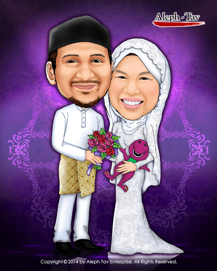 Detail Karikatur Pernikahan Islami Nomer 10