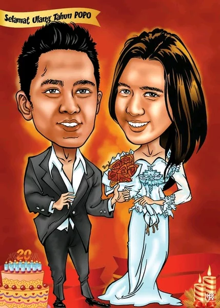 Detail Karikatur Pernikahan Lucu Nomer 40