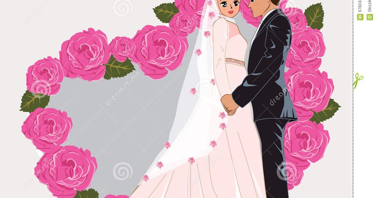 Detail Karikatur Pernikahan Muslim Nomer 19