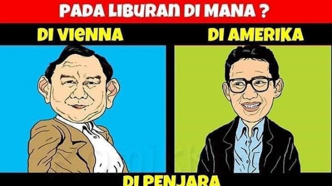 Detail Karikatur Prabowo Sandi Nomer 30