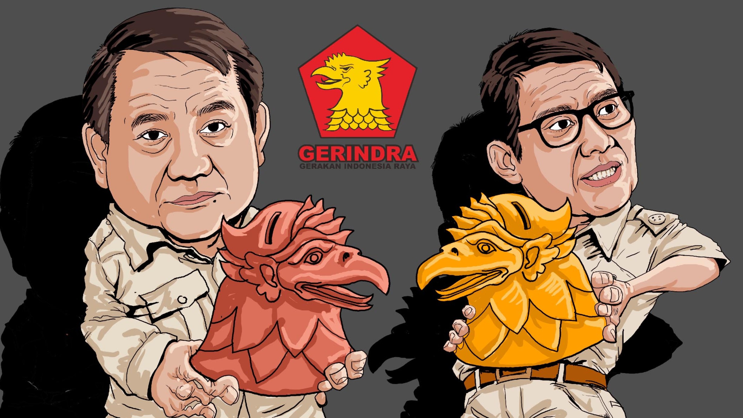 Detail Karikatur Prabowo Sandi Nomer 32