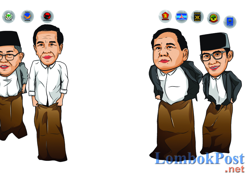 Detail Karikatur Prabowo Sandi Nomer 40