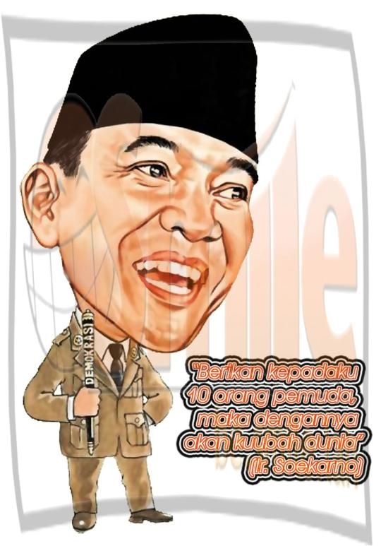 Detail Karikatur Presiden Soekarno Nomer 2
