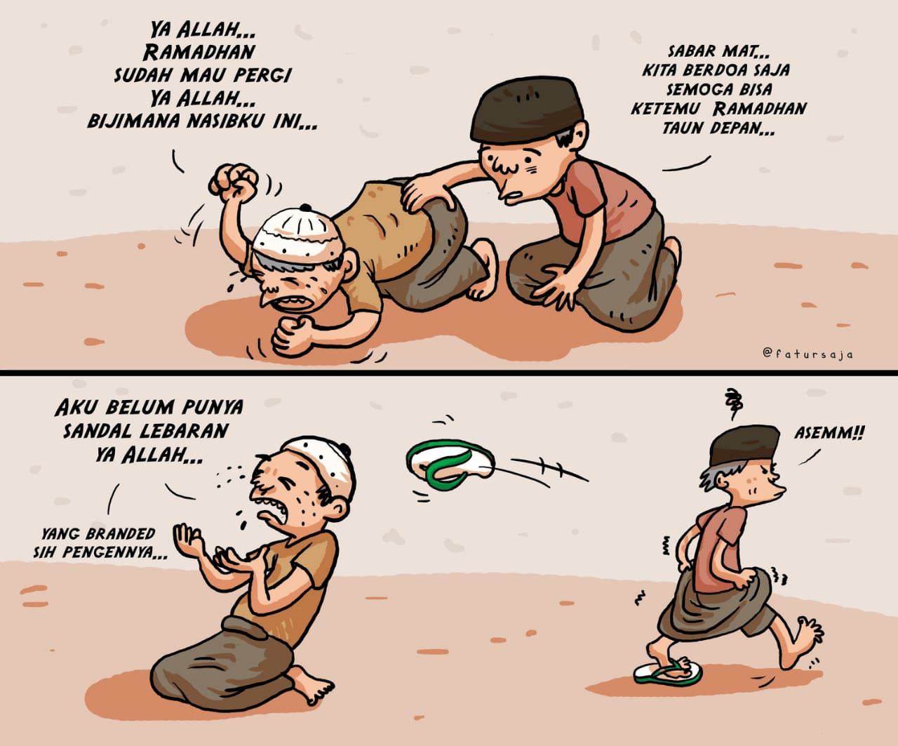 Detail Karikatur Ramadhan Lucu Nomer 6