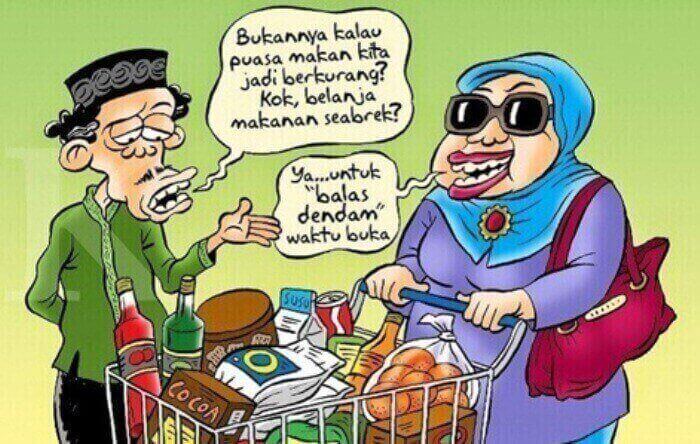 Detail Karikatur Ramadhan Lucu Nomer 9