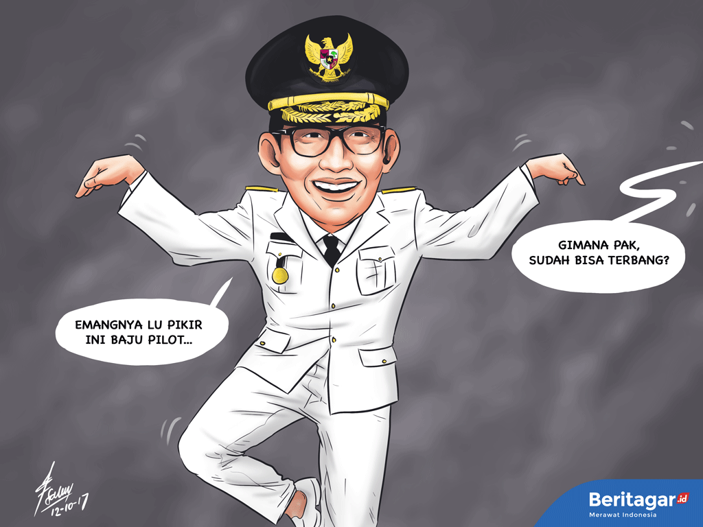 Detail Karikatur Sandiaga Uno Nomer 17