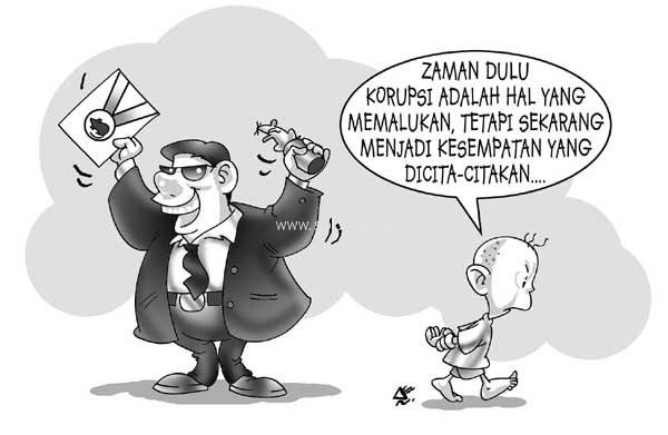 Detail Karikatur Sindiran Politik Korupsi Nomer 6