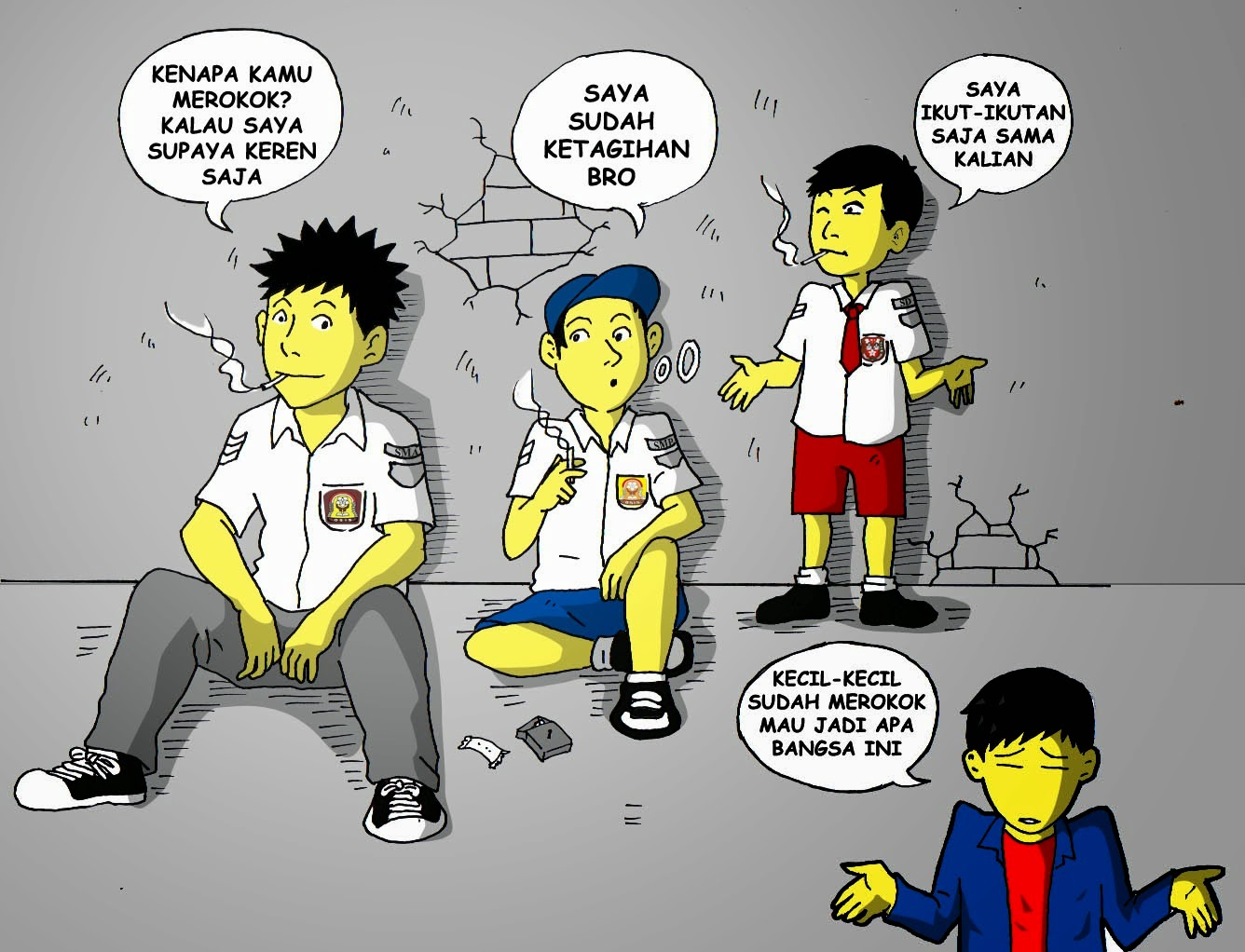 Detail Karikatur Siswa Smp Nomer 28