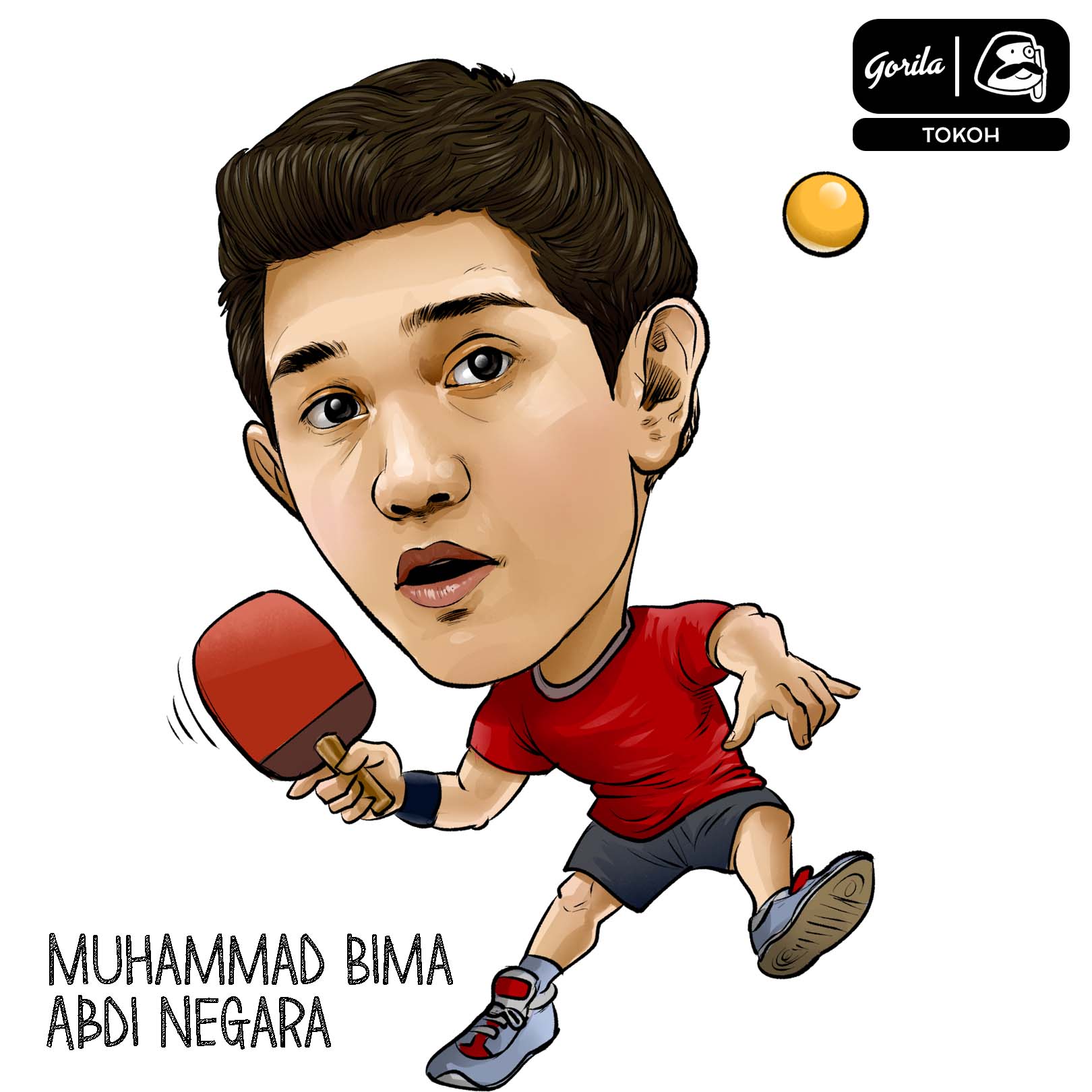 Detail Karikatur Tenis Meja Nomer 4