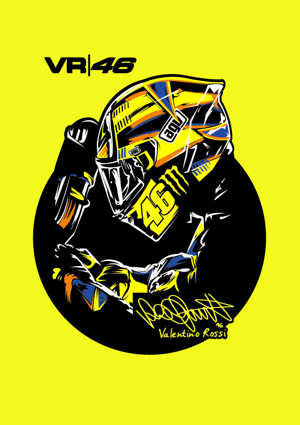 Detail Karikatur Valentino Rossi Nomer 27