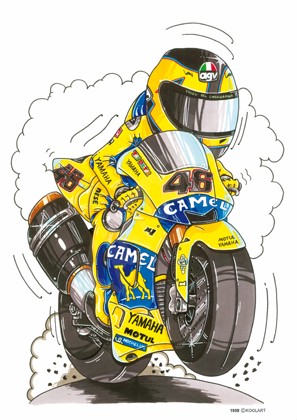 Detail Karikatur Valentino Rossi Nomer 41