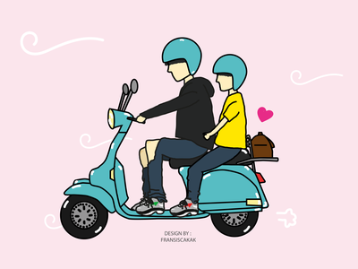 Detail Karikatur Vespa Romantis Nomer 12