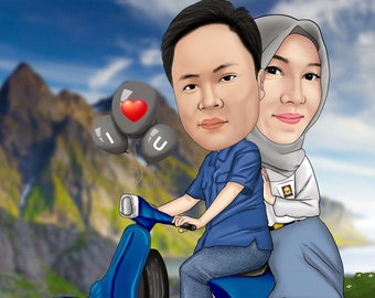 Detail Karikatur Vespa Romantis Nomer 42