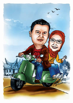 Detail Karikatur Vespa Romantis Nomer 44