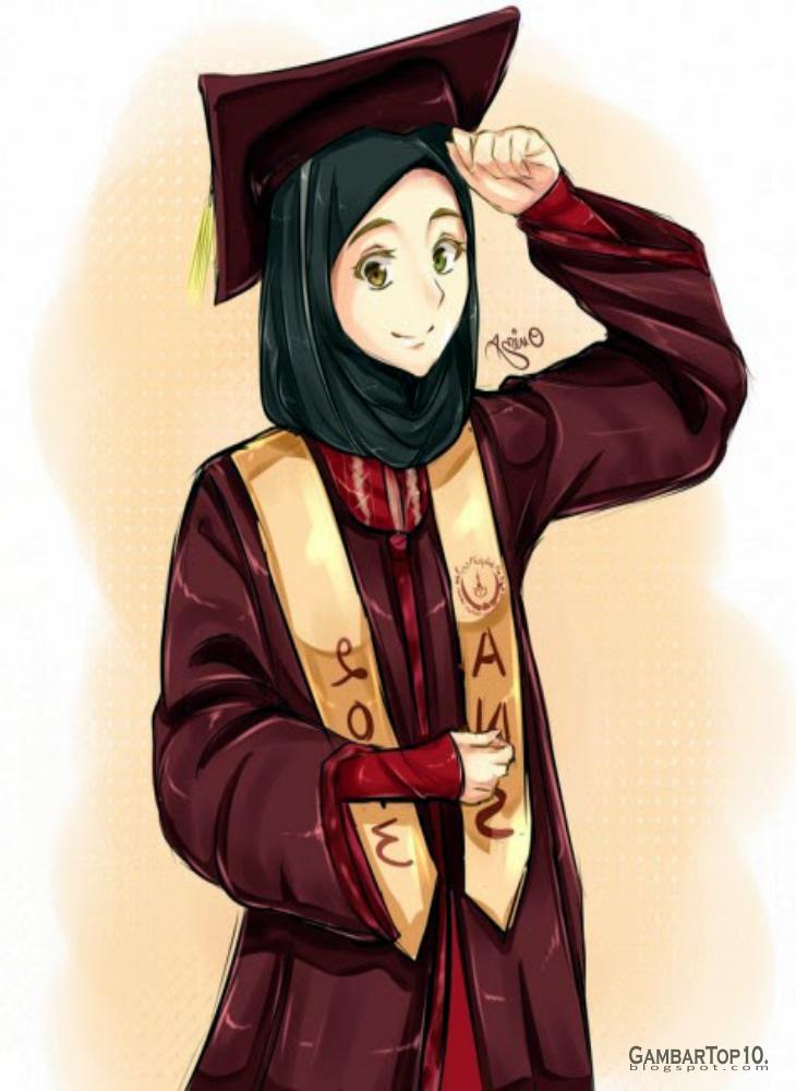 Detail Karikatur Wanita Berjilbab Nomer 24