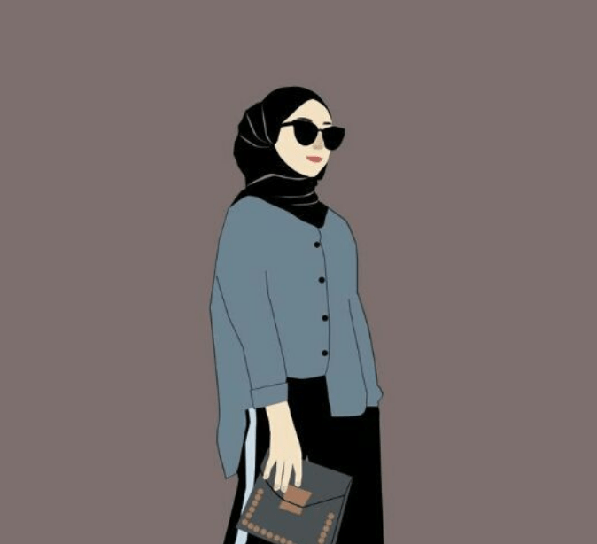Detail Karikatur Wanita Berjilbab Nomer 25