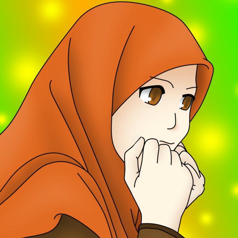 Detail Karikatur Wanita Berjilbab Nomer 4