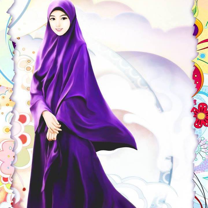 Detail Karikatur Wanita Berjilbab Nomer 55
