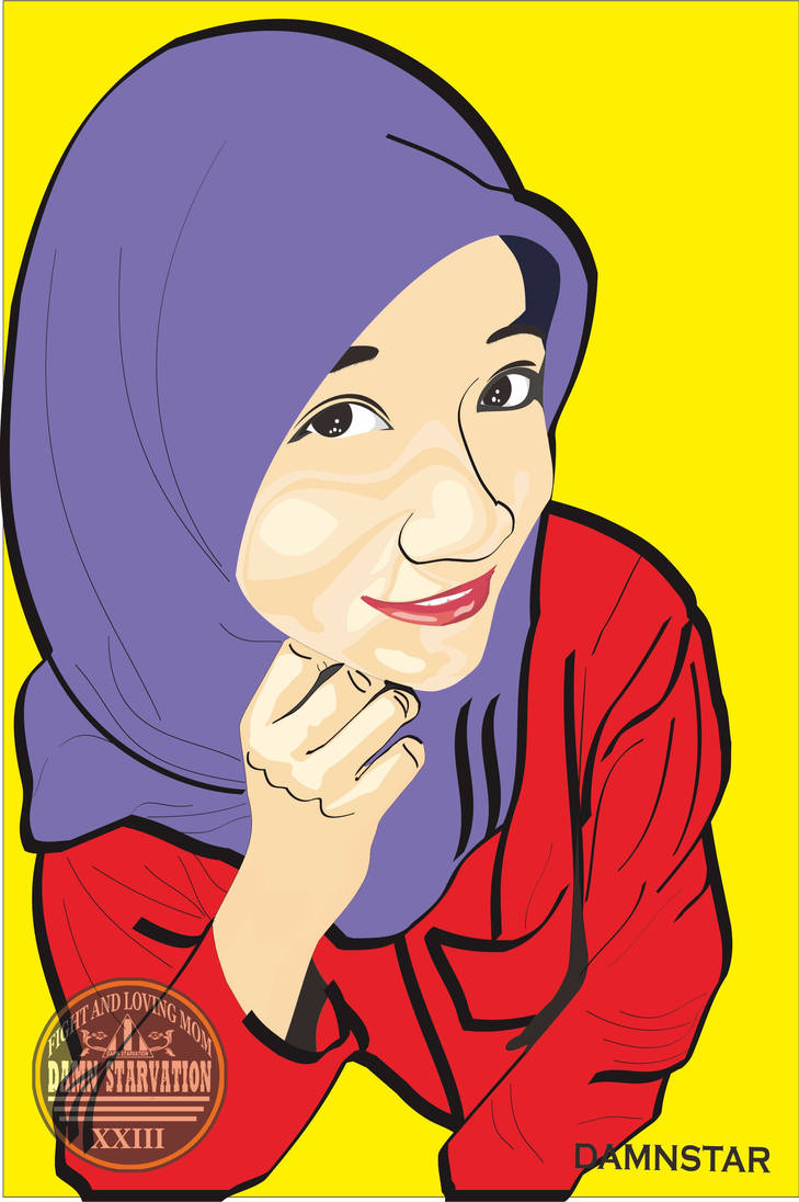Detail Karikatur Wanita Berjilbab Nomer 58