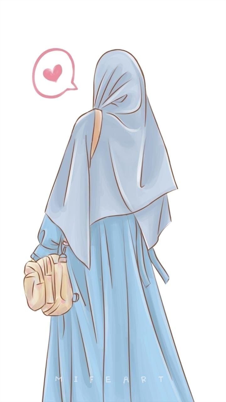 Detail Karikatur Wanita Berjilbab Nomer 7
