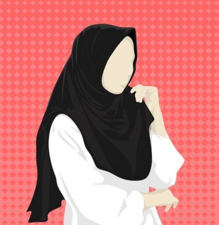 Detail Karikatur Wanita Berjilbab Nomer 9