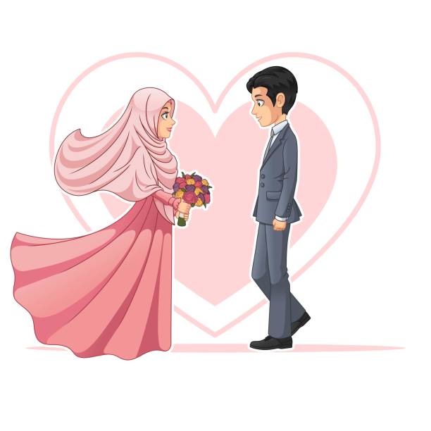 Detail Karikatur Wedding Muslim Nomer 12