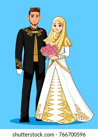 Detail Karikatur Wedding Muslim Nomer 49