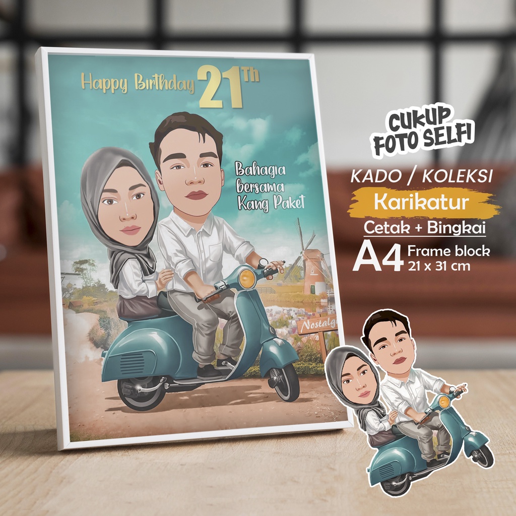 Detail Karikatur Wedding Unik Nomer 24