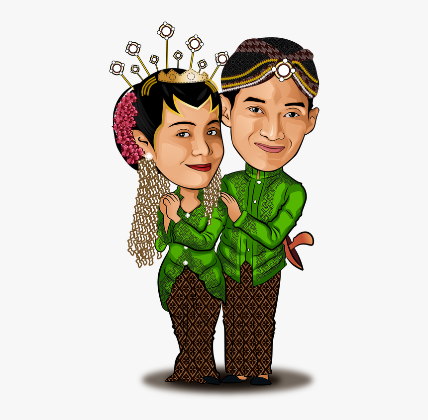 Detail Karikatur Wedding Vector Nomer 2