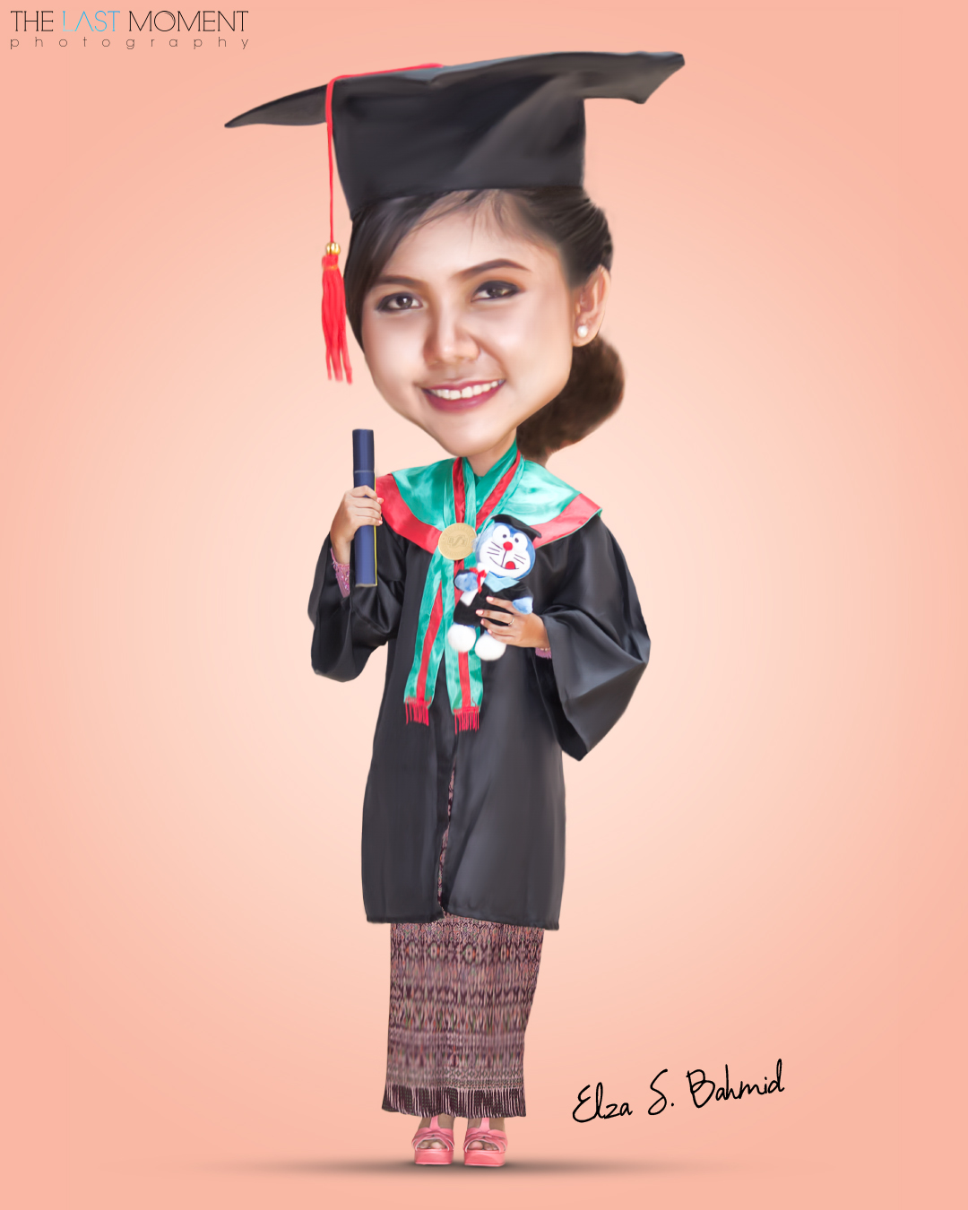 Detail Karikatur Wisuda Cewek Nomer 5