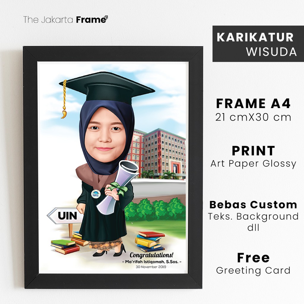 Detail Karikatur Wisuda Gambar Nomer 4