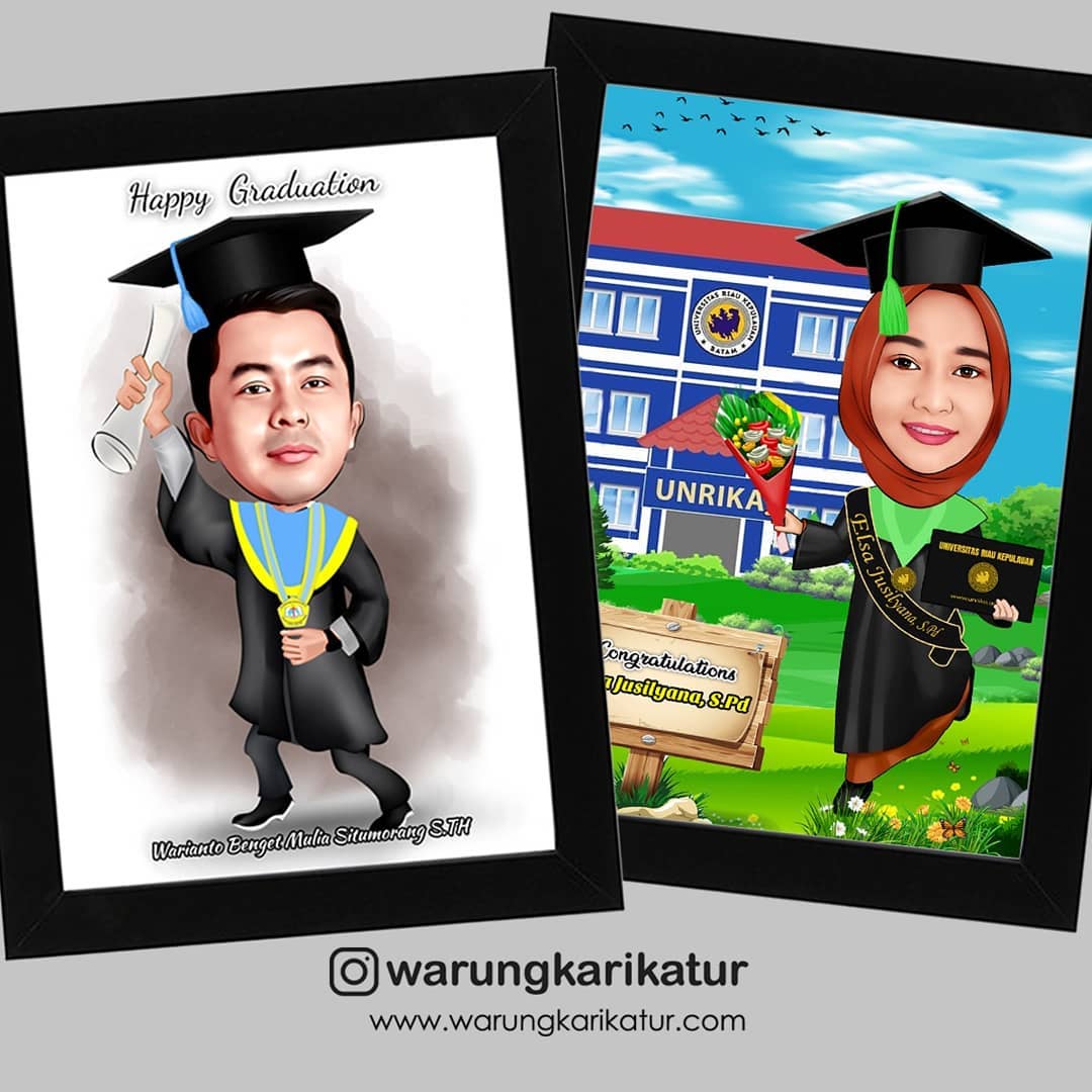 Detail Karikatur Wisuda Gambar Nomer 39