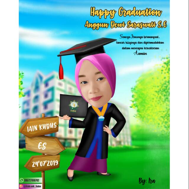 Detail Karikatur Wisuda Online Nomer 10