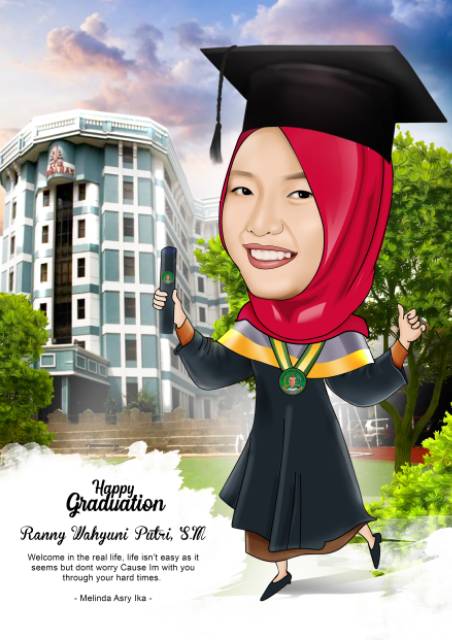 Detail Karikatur Wisuda Online Nomer 14