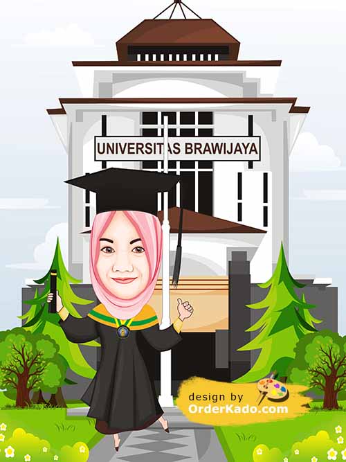 Detail Karikatur Wisuda Online Nomer 49